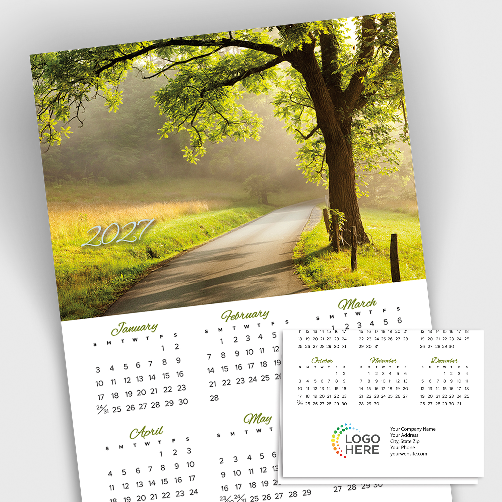 New Beginnings Calendar Card C3480U-AA